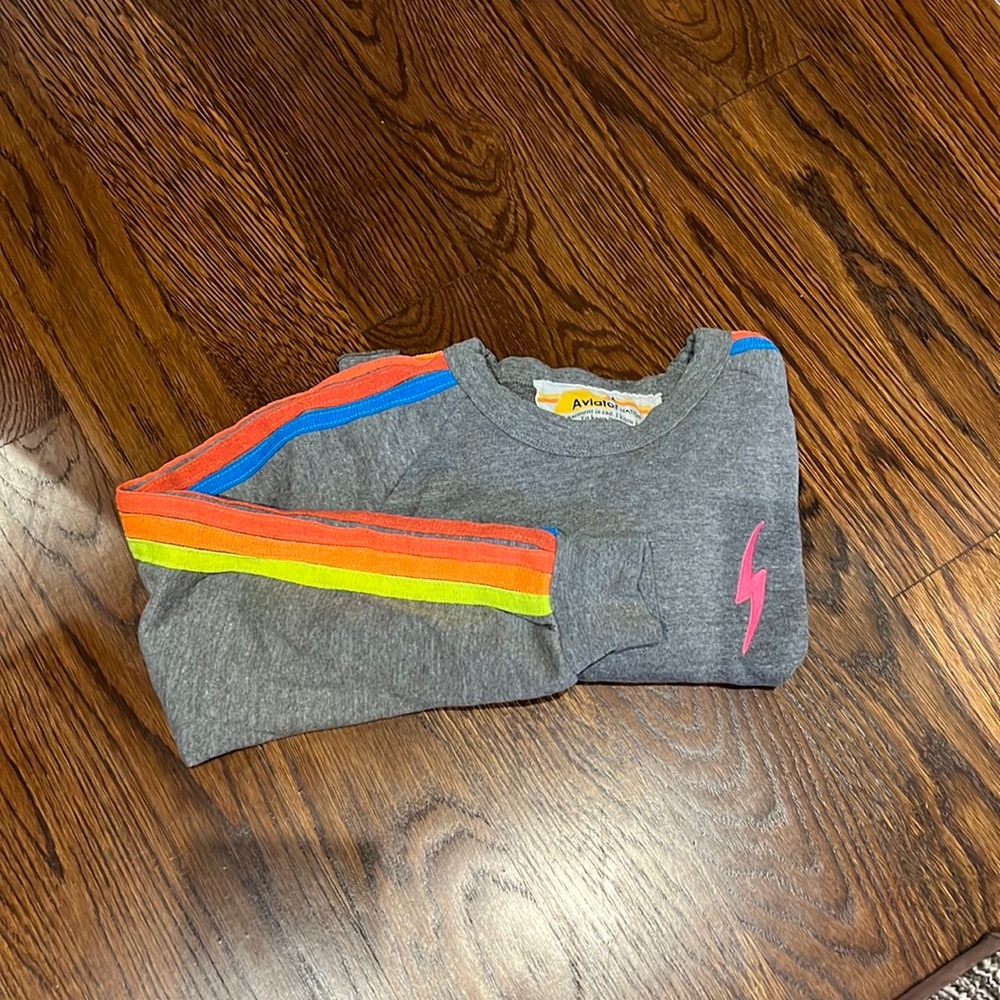 Aviator Nation crop sweatshirt.